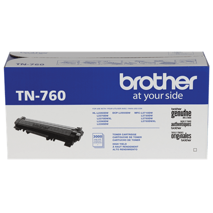 Mực in Brother TN760 Black Toner Cartridge