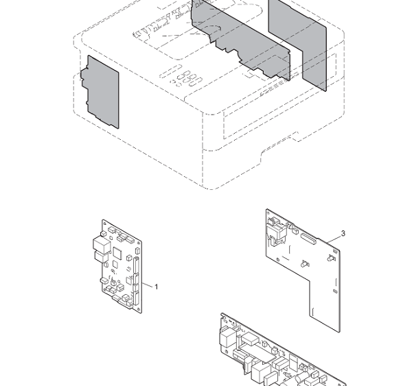 Bo chính Brother B2000 MAIN PCB ASSY