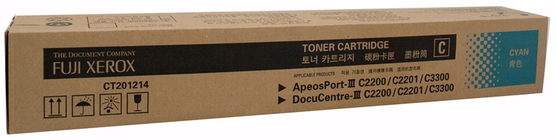 Mực máy photocopy xerox màu xanh DC III C2200 Cyan
