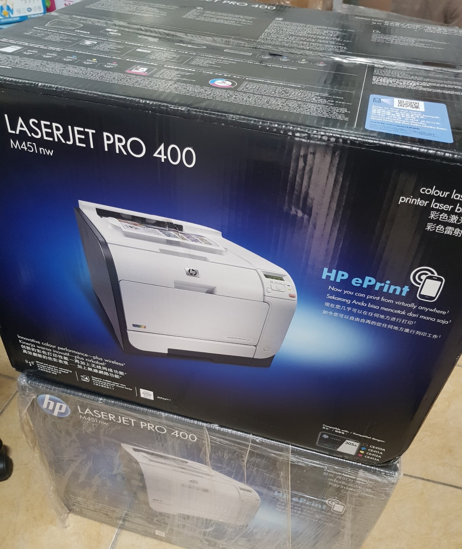 Máy in HP LaserJet Pro 400 color Printer M451nw (Mới 100%)