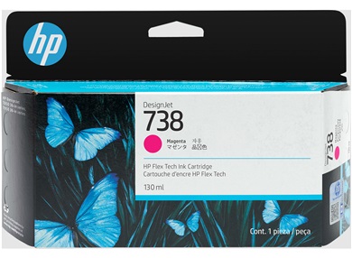 Mực in HP 738 130-ml Magenta