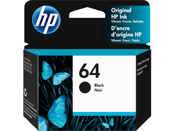 Mực in HP 64 Black Original Ink Cartridge (N9J90AN)