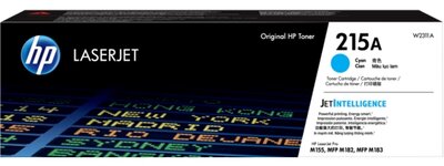 Mực máy in laser màu HP M155/ M182/ M183 (HP 215A màu xanh)