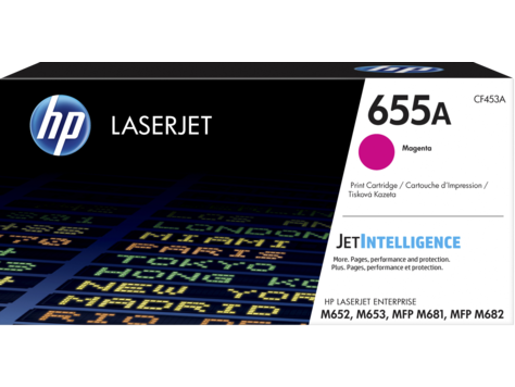Mực in laser màu HP 655A Magenta Original LaserJet Toner Cartridge (CF453A)