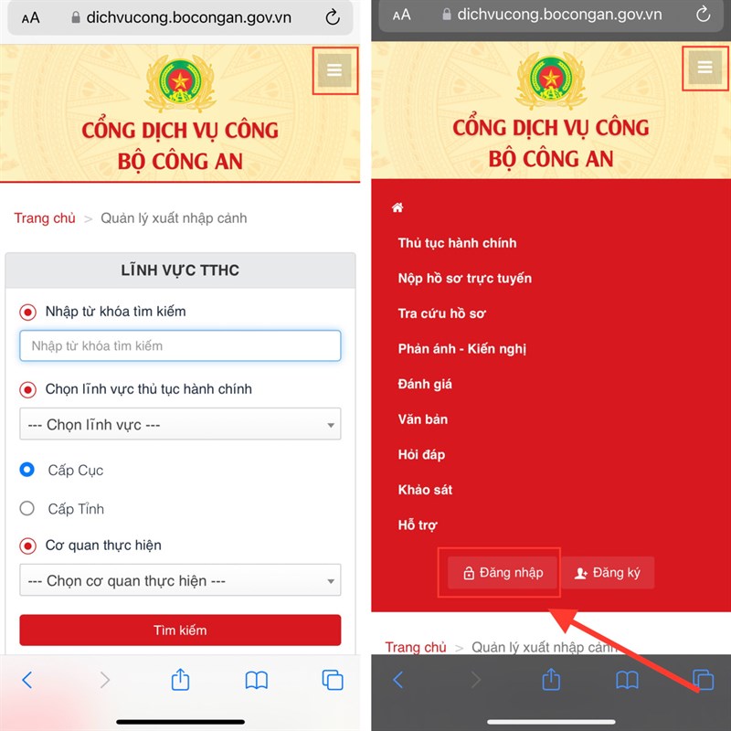 Cách làm hộ chiếu online