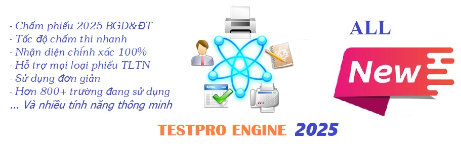 Phần mềm trộn đề thi trắc nghiệm TestPro Engine 2025