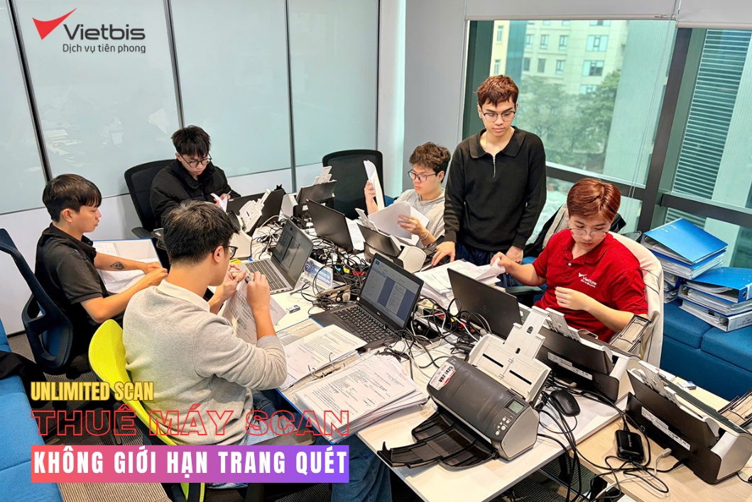Unlimited scan: Thuê máy scan không giới hạn trang