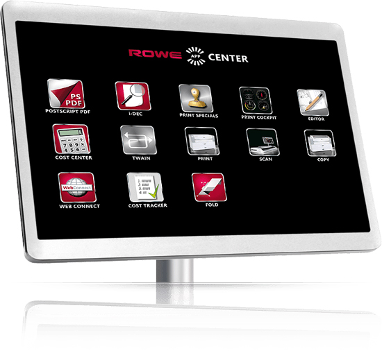 Màn hình cảm ứng máy scan A0 Rowe 450i 36 inch
