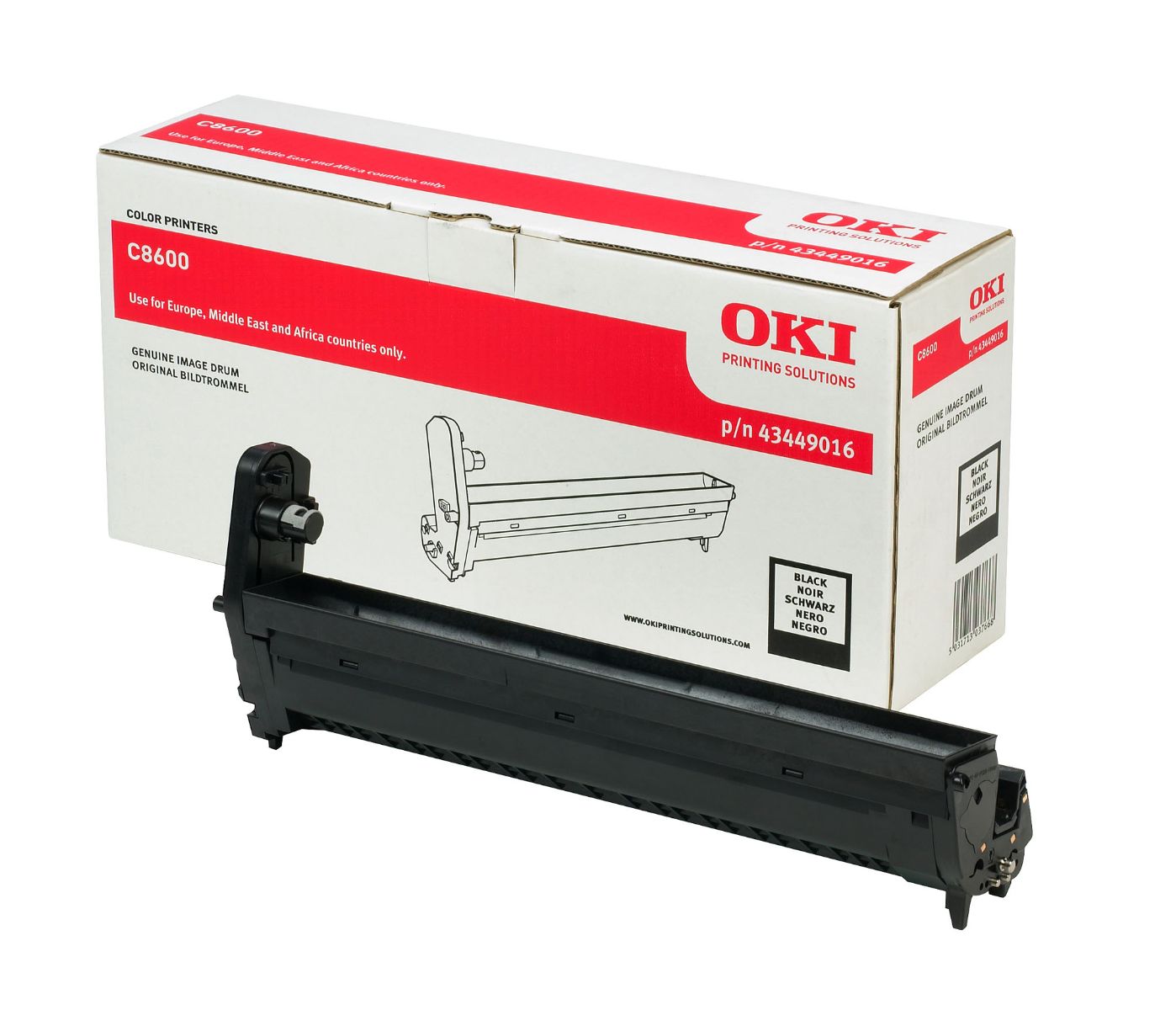 Oki C8600 Black Drum Unit