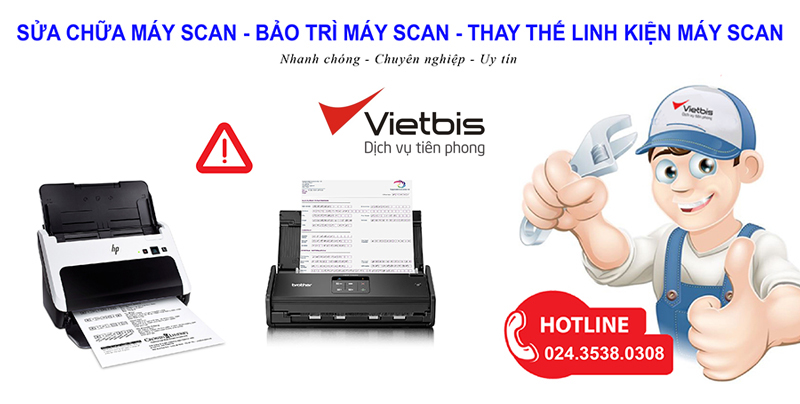 Sửa máy scan A3, A4 - Bảo trì, thay thế linh kiện máy scan