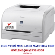 Đổ mực laser màu máy in Canon LBP 5050