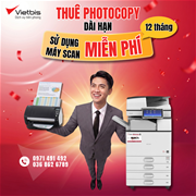 Thuê photocopy dài hạn - Sử dụng máy scan miễn phí