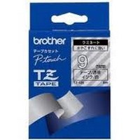 Mực in Nhãn White on Clear ( chữ Trắng nền trong suốt), rộng 9mm