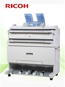 Hướng dẫn scan A0 với máy photocopy Ricoh Aficio MP W3601