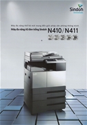 Cho thuê máy photocopy Sindoh N411 đen trắng A3
